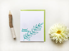 Load image into Gallery viewer, Illustrated Plant Letterpress Birthday Card