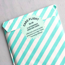 Load image into Gallery viewer, Card Flight: Day Date (Morning Edition) - Three Letterpress Greeting Cards