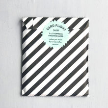 Load image into Gallery viewer, Card Flight: Flavored Coffee Season - Three Letterpress Greeting Cards