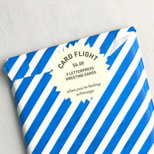 Load image into Gallery viewer, Card Flight: Feeling Schmoopy - Three Letterpress Greeting Cards
