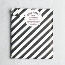 Load image into Gallery viewer, Card Flight: Get Well Soon - Three Letterpress Greeting Cards