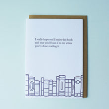 Load image into Gallery viewer, Loan This Book Bookish Letterpress Card