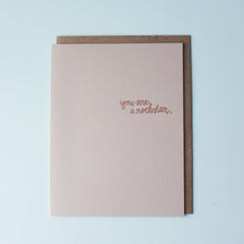 Load image into Gallery viewer, You Are A Rockstar Letterpress Congratulations Card